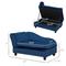 Show in main carousel: PawHut Luxury Elevated Small Dog Sofa Bed with Storage, 29.9-in, Blue slide 3 of 9