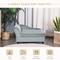 Show in main carousel: PawHut Luxury Elevated Small Dog Sofa Bed with Storage, 29.9-in, Light Gray slide 8 of 9