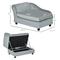 Show in main carousel: PawHut Luxury Elevated Small Dog Sofa Bed with Storage, 29.9-in, Light Gray slide 3 of 9