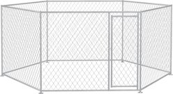 PawHut Medium & Large Dog Outdoor Kennel, 13.4 x 11.5 x 5.6-ft