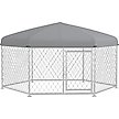 Show in main carousel: PawHut Medium & Large Dog Outdoor Kennel, 6.9 x 6.1 x 4.9-ft slide 1 of 10