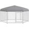 Show in main carousel: PawHut Medium & Large Dog Outdoor Kennel, 6.9 x 6.1 x 4.9-ft slide 1 of 11