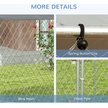 Show in main carousel: PawHut Medium & Large Dog Outdoor Kennel, 6.9 x 6.1 x 4.9-ft slide 8 of 10