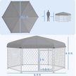 Show in main carousel: PawHut Medium & Large Dog Outdoor Kennel, 6.9 x 6.1 x 4.9-ft slide 3 of 10