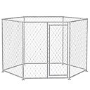 PawHut Medium & Large Dog Outdoor Kennel, 9.2 x 8 x 5.6-ft