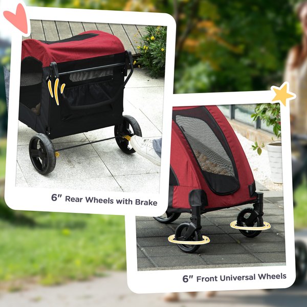 PawHut Medium & Large Dog Stroller