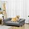 Show in main carousel: PawHut Modern Elevated Dog Sofa Bed, Dark Gray, 42.1-in slide 3 of 10