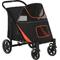 Show in main carousel: PawHut One-Click Foldable Dog Stroller, Black slide 1 of 10