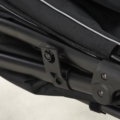 Show full view: PawHut One-Click Foldable Dog Stroller, Black slide 9 of 10