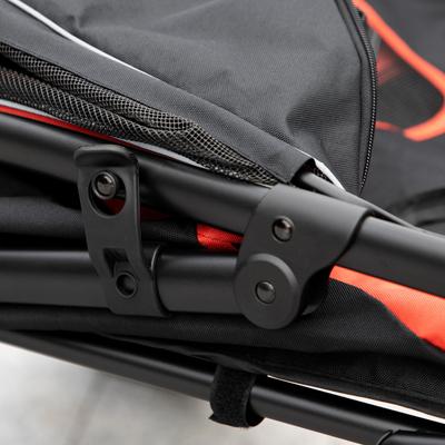 Show full view: PawHut One-Click Foldable Dog Stroller, Red slide 10 of 11