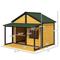 Show in main carousel: PawHut Outdoor Cabin-Style Dog House, Yellow slide 4 of 10