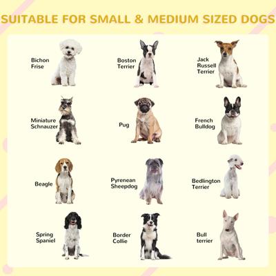 Show full view: PawHut Outdoor Cabin-Style Wooden Dog House, Yellow slide 7 of 9