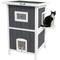Show in main carousel: PawHut Outdoor Cat House House with Removable Floor, Gray slide 1 of 9