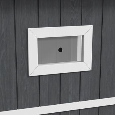 Show full view: PawHut Outdoor Cat House House with Removable Floor, Gray slide 9 of 9