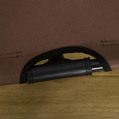 Show full view: PawHut Outdoor Covered Elevated Dog Bed, Coffee, 48-in slide 9 of 10