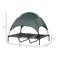 Show in main carousel: PawHut Outdoor Covered Elevated Dog Bed, Grey, 48-in slide 3 of 10