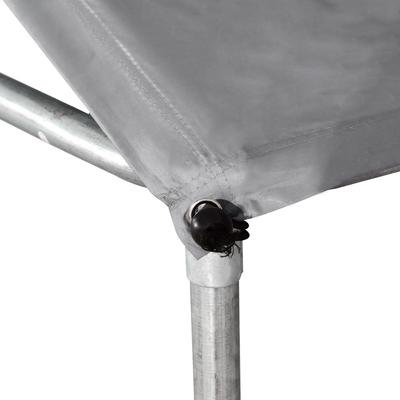 Show full view: PawHut Outdoor Dog Kennel, Steel, 9.8 x 9.8 x 7.7-ft slide 8 of 9