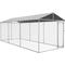 Show in main carousel: PawHut Outdoor Large Dog Kennel, 19.7 x 7.5 x 7.5-ft slide 1 of 10