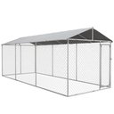 PawHut Outdoor Large Dog Kennel, 19.7 x 7.5 x 7.5-ft