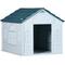Show in main carousel: PawHut Plastic Dog House with Door, Blue slide 1 of 10