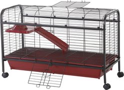 PawHut Platform & Ramp Small Pet Cage