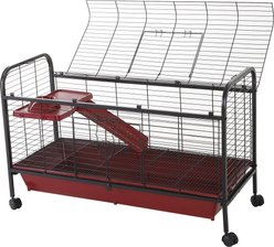 PawHut Platform & Ramp Small Pet Cage slide 2 of 9