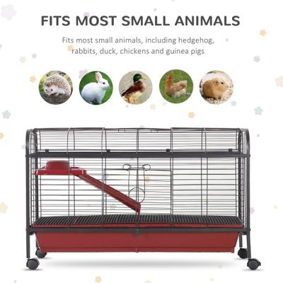 Show full view: PawHut Platform & Ramp Small Pet Cage slide 7 of 9
