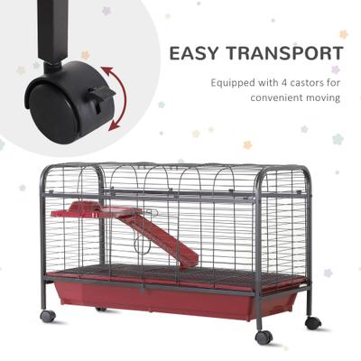 Show full view: PawHut Platform & Ramp Small Pet Cage slide 8 of 9