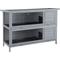 Show in main carousel: PawHut Raised Compact Dual Outdoor Wooden Rabbit Hutch slide 1 of 8
