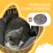 Show in main carousel: PawHut Rattan Elevated Cat Bed with Removable Cover, Brown, 19.7-in slide 4 of 10