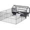 Show in main carousel: PawHut Rolling Metal Small Pet Cage, 35-in slide 1 of 9