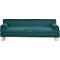 Show in main carousel: PawHut Soft Foam Elevated Dog Sofa Bed, 39.25-in, Teal slide 8 of 9