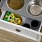 Show in main carousel: PawHut Stainless Steel Elevated Dog Bowls with Storage Drawer, White slide 8 of 10