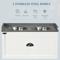 Show in main carousel: PawHut Stainless Steel Elevated Dog Bowls with Storage Drawer, White slide 6 of 10