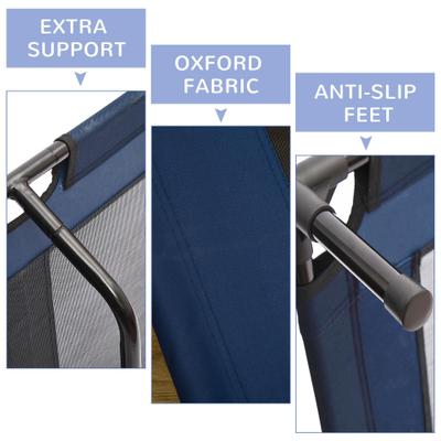 Show full view: PawHut Summer Cooling Mesh Elevated Dog Bed with Removable Cover, 36-in, Blue slide 6 of 9