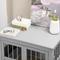 Show in main carousel: PawHut Triple Door Furniture Style Dog Crate, 31 inch, Pewter Gray slide 8 of 9