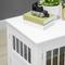 Show in main carousel: PawHut Triple Door Furniture Style Dog Crate, 31 inch, White slide 8 of 9