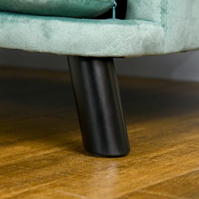 Show full view: PawHut Velvet Pearl Design Large Dog Sofa Bed, Green, 38.75-in slide 9 of 9