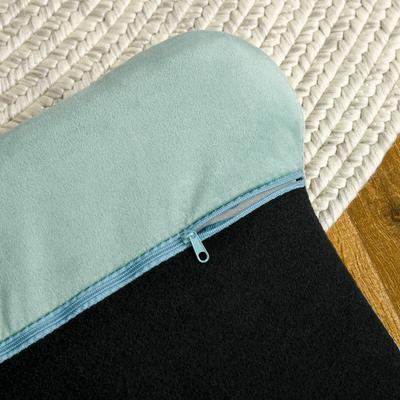 Show full view: PawHut Velvet Pearl Design Large Dog Sofa Bed, Green, 38.75-in slide 8 of 9