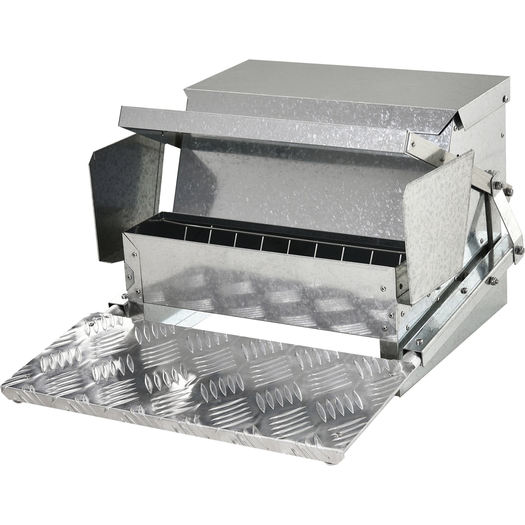 PawHut Weatherproof Automatic Chicken Feeder, 25-lb