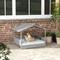 Show in main carousel: PawHut Wicker Indoor & Outdoor Covered Small & Medium Dog Bed, 31.5-in, Cream White slide 2 of 10