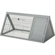 Show in main carousel: PawHut Wooden A-Frame Outdoor Rabbit Cage slide 2 of 8