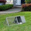 Show in main carousel: PawHut Wooden A-Frame Outdoor Rabbit Cage slide 4 of 8