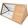 Show in main carousel: PawHut Wooden A-Frame Outdoor Rabbit Hutch slide 2 of 8