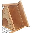 Show in main carousel: PawHut Wooden A-Frame Outdoor Rabbit Hutch slide 8 of 8