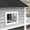 Show in main carousel: PawHut Wooden Dog House with Porch, Gray slide 7 of 10