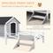 Show in main carousel: PawHut Wooden Dog House with Porch, Gray slide 5 of 10