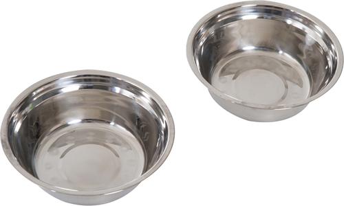 Show full view: PawHut Wooden Elevated Dog Bowls, Black slide 8 of 10