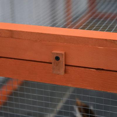 Show full view: PawHut Wooden Enclosure Small Animal Hutch slide 7 of 7