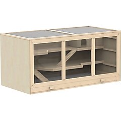 PawHut Wooden Hamster Cage Hutch